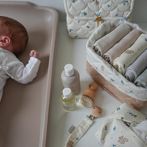 Матрас для пеленания Cam Cam Copenhagen "Blueberries", молочный